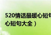 520情話最暖心短句告白50句（520情話最暖心短句大全）