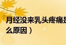 月經(jīng)沒來乳頭疼痛是什么原因（乳頭疼痛是什么原因）