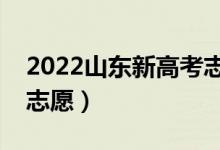 2022山東新高考志愿填報時間（什么時候填志愿）