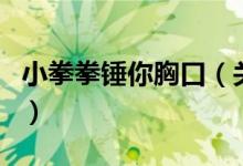 小拳拳錘你胸口（關于小拳拳錘你胸口的介紹）