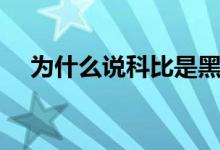 為什么說科比是黑曼巴（科比人物介紹）