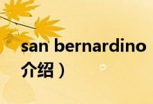 san bernardino（關(guān)于san bernardino的介紹）