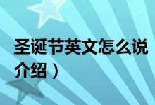 圣誕節(jié)英文怎么說（關(guān)于圣誕節(jié)英文怎么說的介紹）
