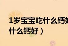 1歲寶寶吃什么鈣好吸收不便秘（1歲寶寶吃什么鈣好）