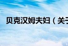 貝克漢姆夫婦（關(guān)于貝克漢姆夫婦的介紹）