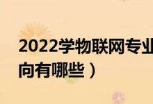 2022學(xué)物聯(lián)網(wǎng)專業(yè)可以找什么工作（就業(yè)方向有哪些）