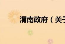 渭南政府（關(guān)于渭南政府的介紹）