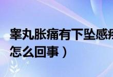 睪丸脹痛有下墜感疼痛（睪丸脹痛有下墜感是怎么回事）