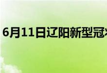 6月11日遼陽新型冠狀病毒肺炎疫情最新消息
