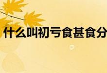 什么叫初虧食甚食分（初虧食甚食分指什么）
