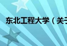 東北工程大學(xué)（關(guān)于東北工程大學(xué)的介紹）