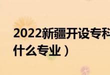 2022新疆開設(shè)?？频谋究拼髮W(xué)有哪些（都有什么專業(yè)）