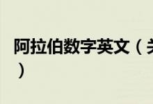 阿拉伯?dāng)?shù)字英文（關(guān)于阿拉伯?dāng)?shù)字英文的介紹）