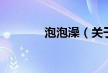 泡泡澡（關(guān)于泡泡澡的介紹）