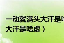 一動(dòng)就滿頭大汗是啥虛怎么治療（一動(dòng)就滿頭大汗是啥虛）