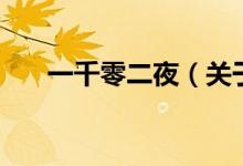 一千零二夜（關(guān)于一千零二夜的介紹）