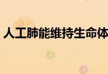 人工肺能維持生命體嗎（人工肺能維持多久）