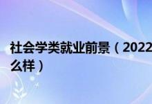 社會(huì)學(xué)類就業(yè)前景（2022社會(huì)學(xué)專業(yè)就業(yè)方向及就業(yè)前景怎么樣）