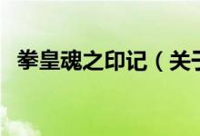 拳皇魂之印記（關(guān)于拳皇魂之印記的介紹）