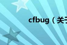 cfbug（關(guān)于cfbug的介紹）