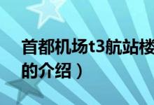 首都機(jī)場(chǎng)t3航站樓（關(guān)于首都機(jī)場(chǎng)t3航站樓的介紹）