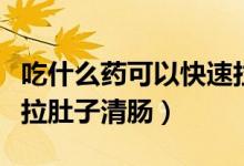 吃什么藥可以快速拉肚子清腸（吃什么藥可以拉肚子清腸）