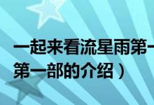 一起來看流星雨第一部（關(guān)于一起來看流星雨第一部的介紹）