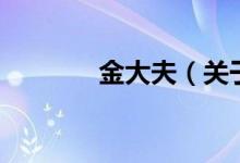 金大夫（關(guān)于金大夫的介紹）