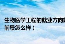 生物醫(yī)學(xué)工程的就業(yè)方向前景（2022生物醫(yī)學(xué)工程專業(yè)就業(yè)前景怎么樣）