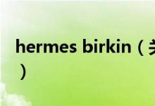 hermes birkin（關(guān)于hermes birkin的介紹）
