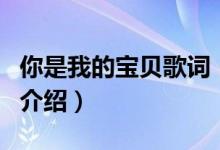 你是我的寶貝歌詞（關(guān)于你是我的寶貝歌詞的介紹）
