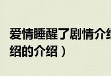 愛(ài)情睡醒了劇情介紹（關(guān)于愛(ài)情睡醒了劇情介紹的介紹）