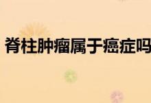 脊柱腫瘤屬于癌癥嗎（脊柱腫瘤屬于癌癥嗎）