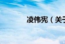 凌偉憲（關(guān)于凌偉憲的介紹）