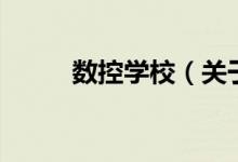 數(shù)控學(xué)校（關(guān)于數(shù)控學(xué)校的介紹）