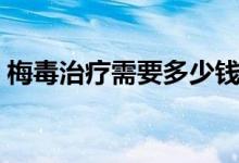 梅毒治療需要多少錢（梅毒治療需要多少錢）