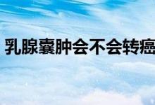乳腺囊腫會(huì)不會(huì)轉(zhuǎn)癌（乳腺囊腫會(huì)不會(huì)癌變）