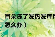 耳朵凍了發(fā)熱發(fā)癢用什么藥（耳朵凍了癢發(fā)熱怎么辦）