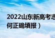 2022山東新高考志愿填報(bào)需要注意什么（如何正確填報(bào)）
