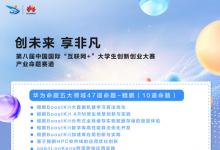 第八屆“互聯(lián)網(wǎng)+”大賽鯤鵬、昇騰AI等華為五大領(lǐng)域產(chǎn)業(yè)命題啟動招募