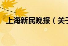 上海新民晚報(bào)（關(guān)于上海新民晚報(bào)的介紹）