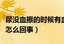 尿沒血擦的時候有血（女性尿時沒血擦拭有血怎么回事）