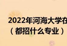 2022年河海大學(xué)在廣東招生計(jì)劃及招生人數(shù)（都招什么專業(yè)）