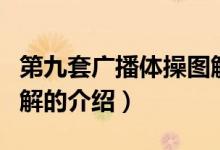 第九套廣播體操圖解（關(guān)于第九套廣播體操圖解的介紹）