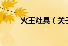 火王灶具（關(guān)于火王灶具的介紹）