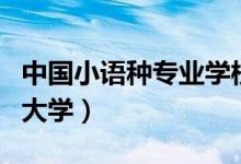 中國(guó)小語(yǔ)種專業(yè)學(xué)校排名（最好的幾所小語(yǔ)種大學(xué)）