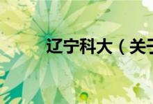 遼寧科大（關(guān)于遼寧科大的介紹）