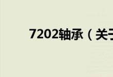 7202軸承（關(guān)于7202軸承的介紹）