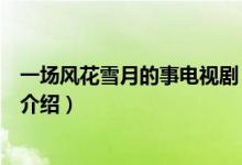 一場(chǎng)風(fēng)花雪月的事電視劇（關(guān)于一場(chǎng)風(fēng)花雪月的事電視劇的介紹）