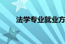 法學專業(yè)就業(yè)方向（法學專業(yè)描述）